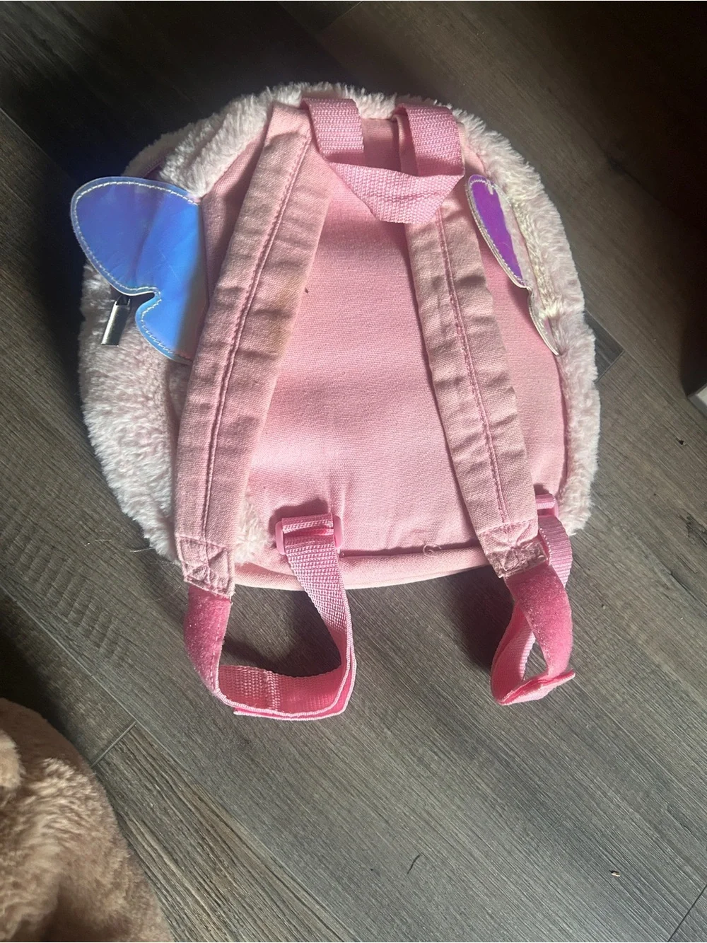 Pink Plush Piglet Kids mini Backpack
